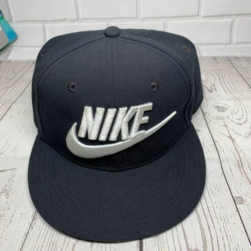 Nike‎ Youth/kid Swoosh Sportswear Classic Hat Snapback Cap Black